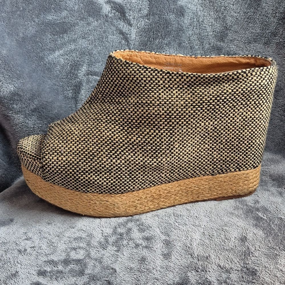 Jeffrey Campbell Women's 10 VIRGO Stacked Wedge - Picture 3 of 9